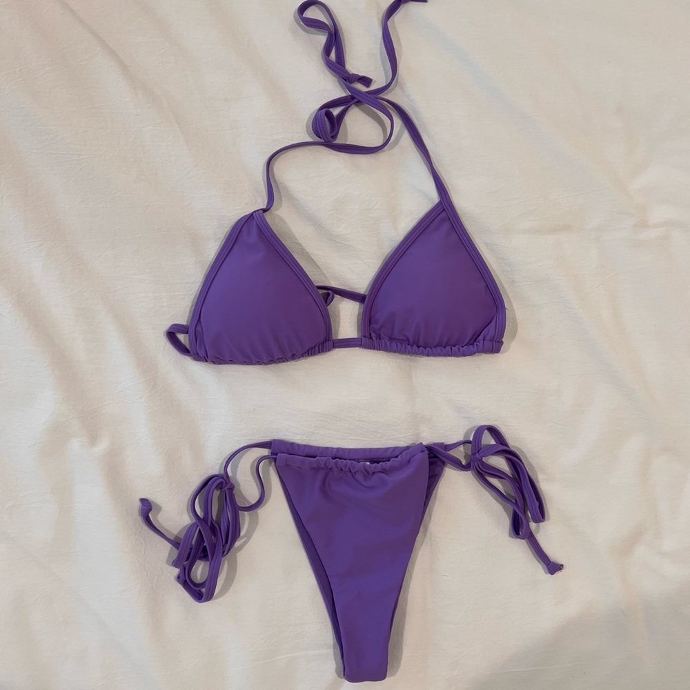 Fabletics High-Cut String Bikini - Picture 5 of 8